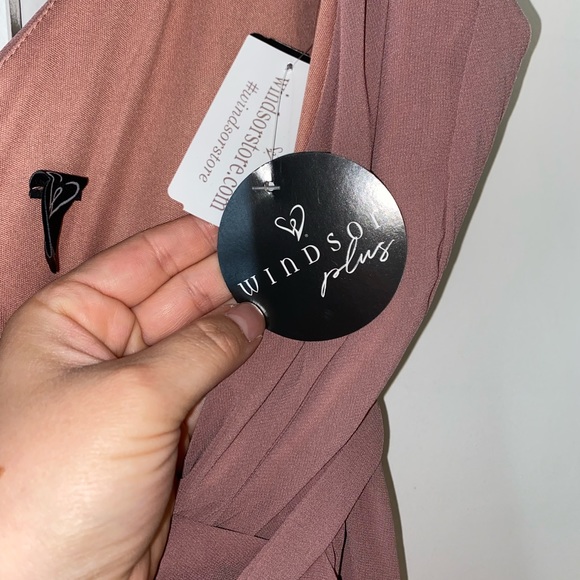 Mauve Windsor Plus Formal Dress - Picture 4 of 7